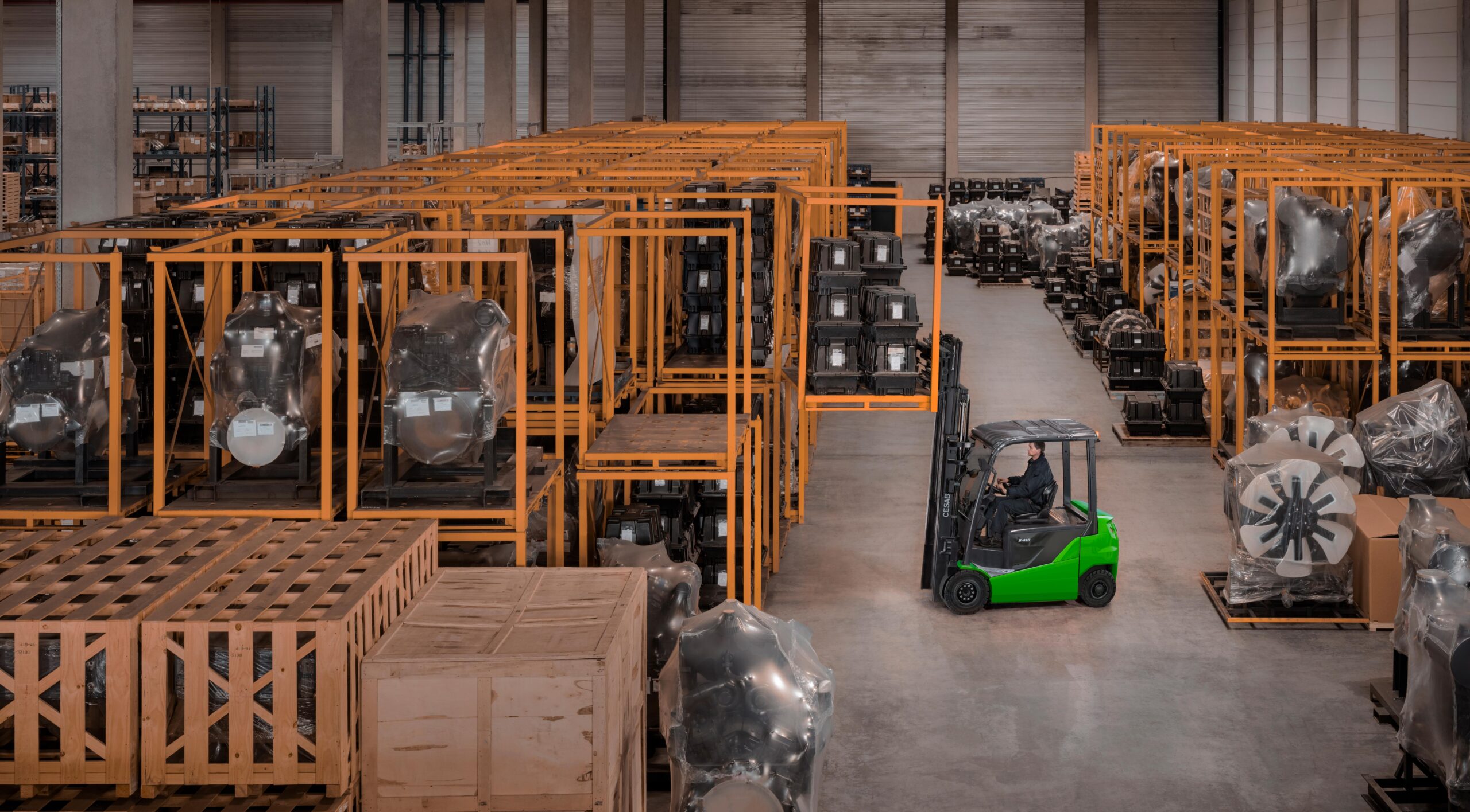 CESAB B400 in actie in productie omgeving