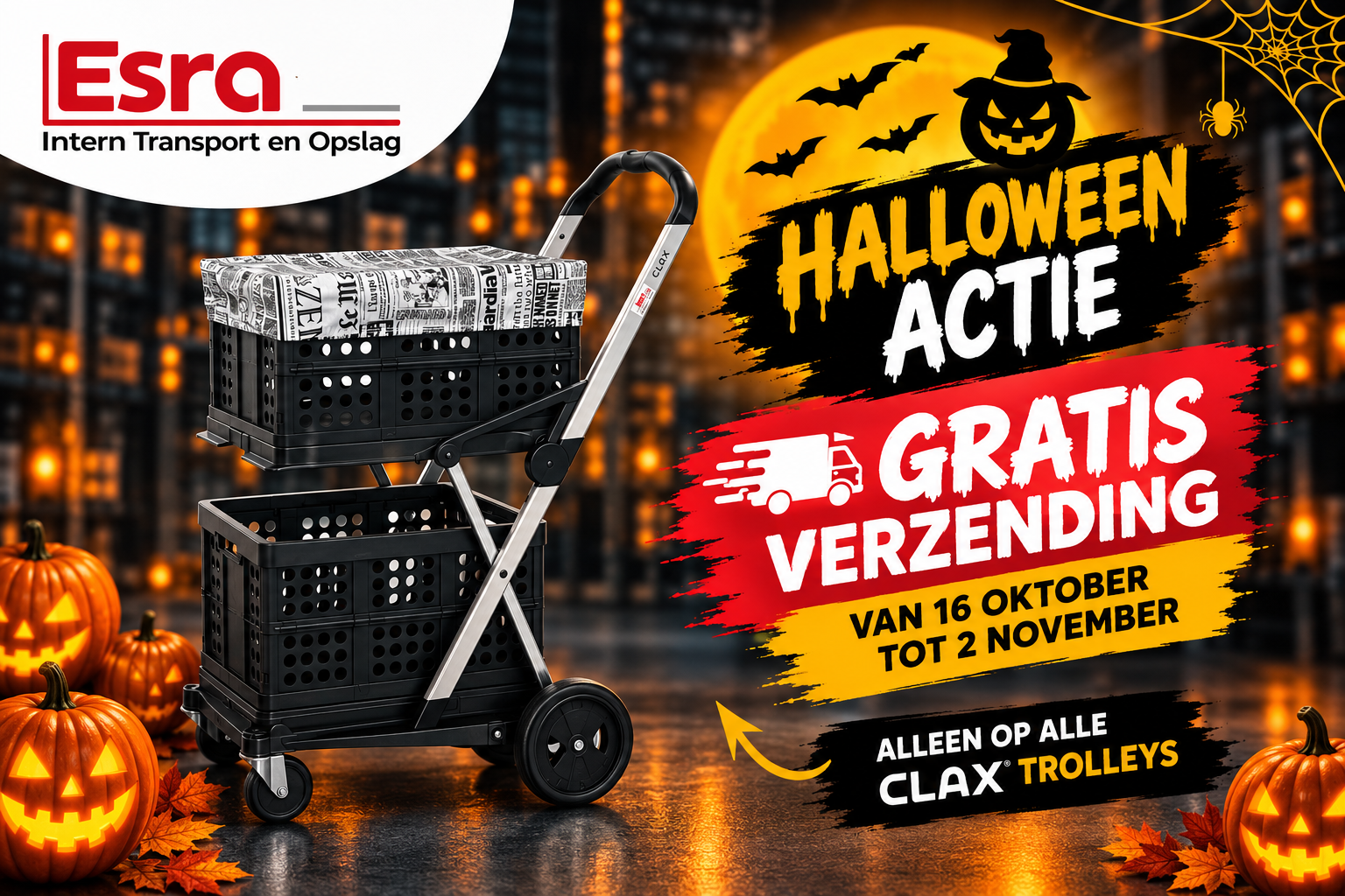 Clax zwart (2 kratten + 1 krathoes)