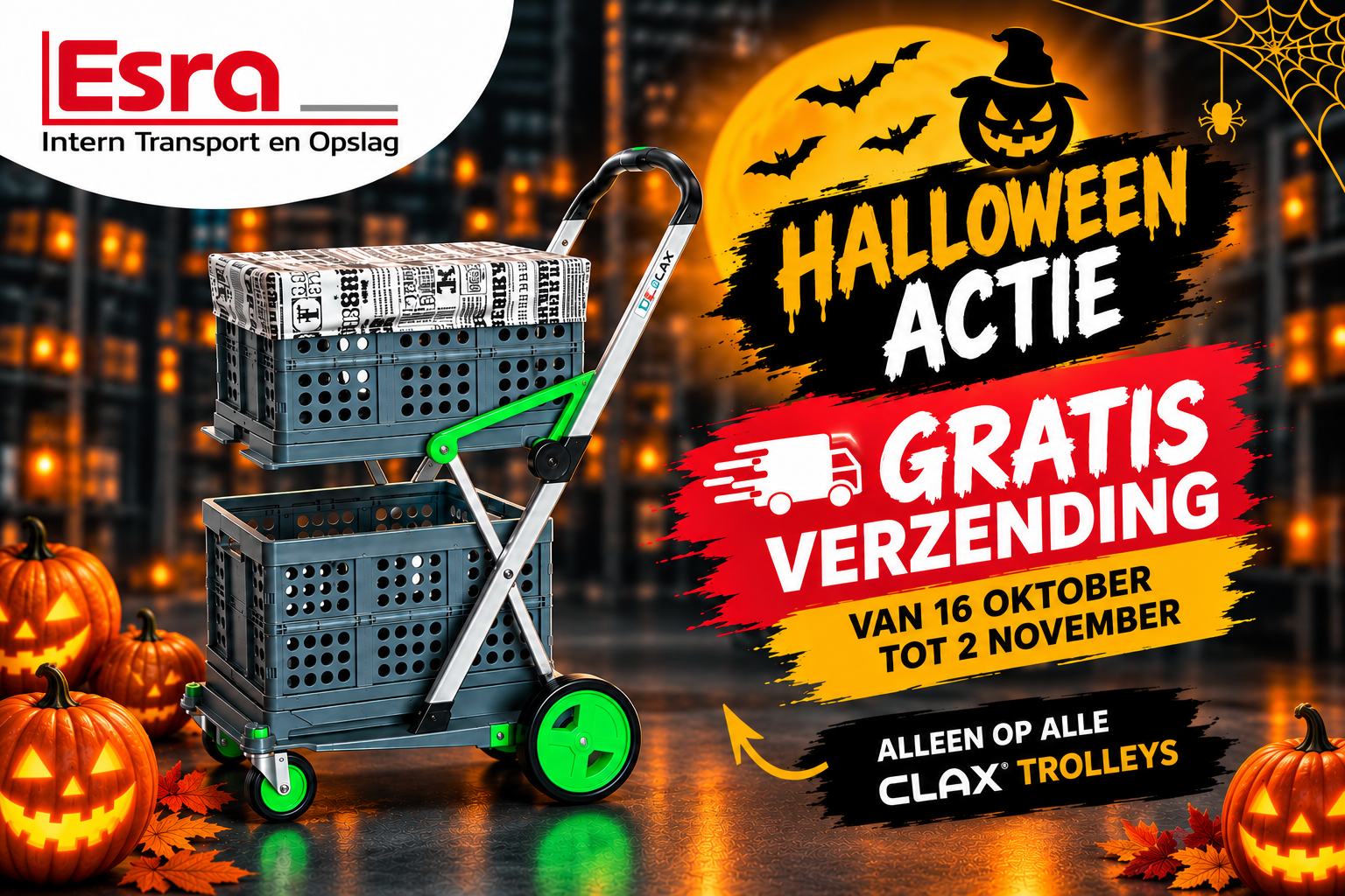 Clax groen (2 kratten + 1 krathoes)