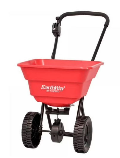 Earthway 2050su strooiwagen 30 liter met kunststof wielen