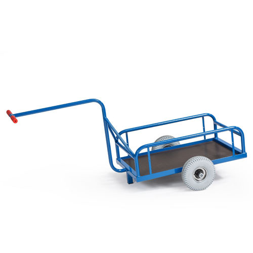 Rollcart handtrekwagen 1-as, zonder zijwanden