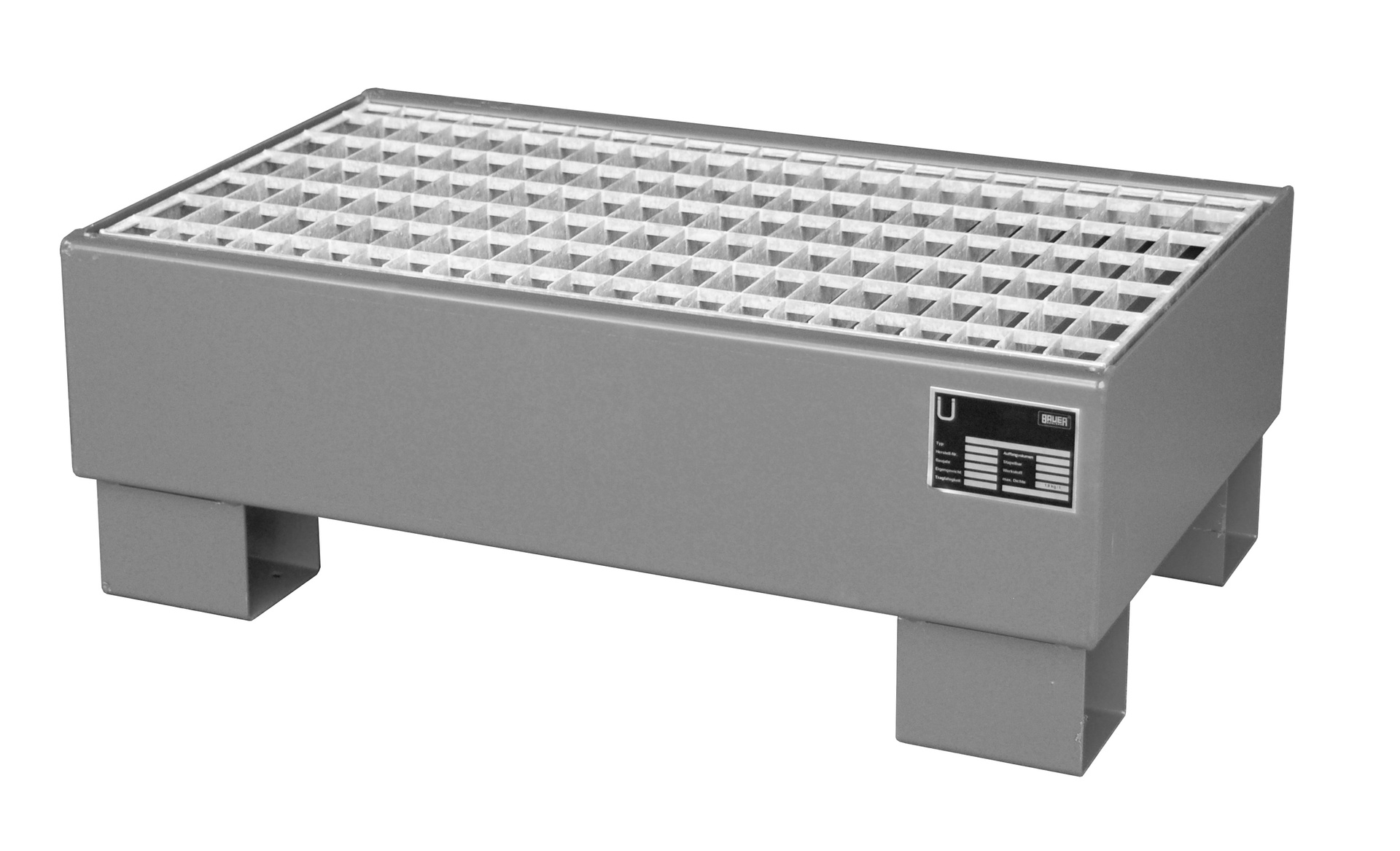 Opvangbak voor 2, 4 of 6 vaten van 60 liter
