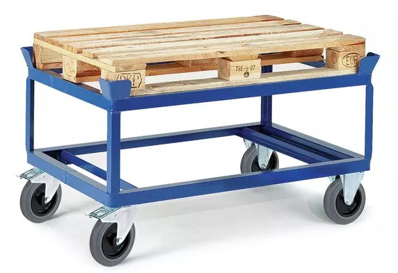 Rollcart palletonderwagen met verhoogd frame