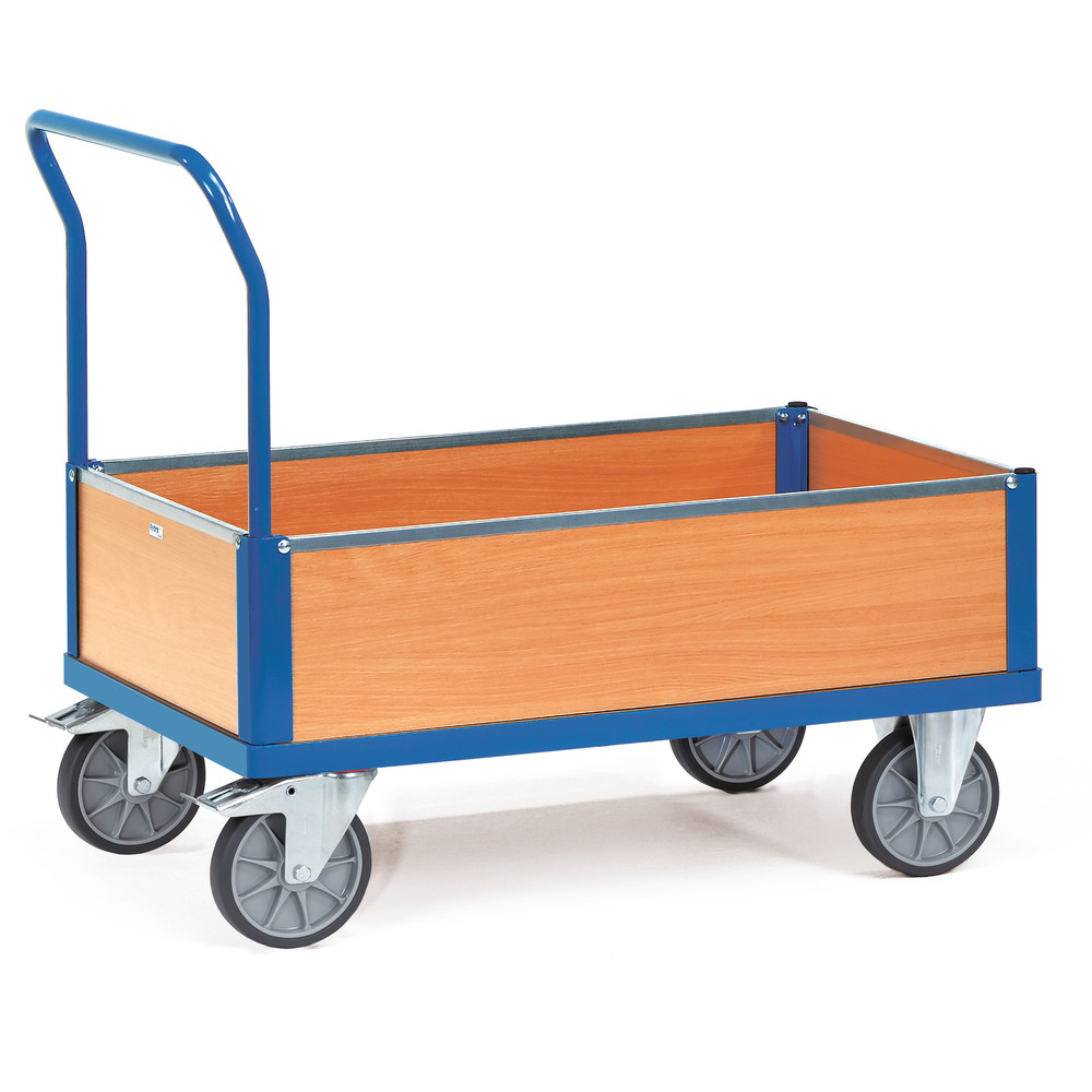 Fetra bakwagen met afneembare wanden van 250 mm hoog