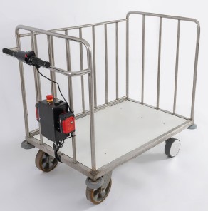Elektrische ombouwkit voor karren incl. standaard haak