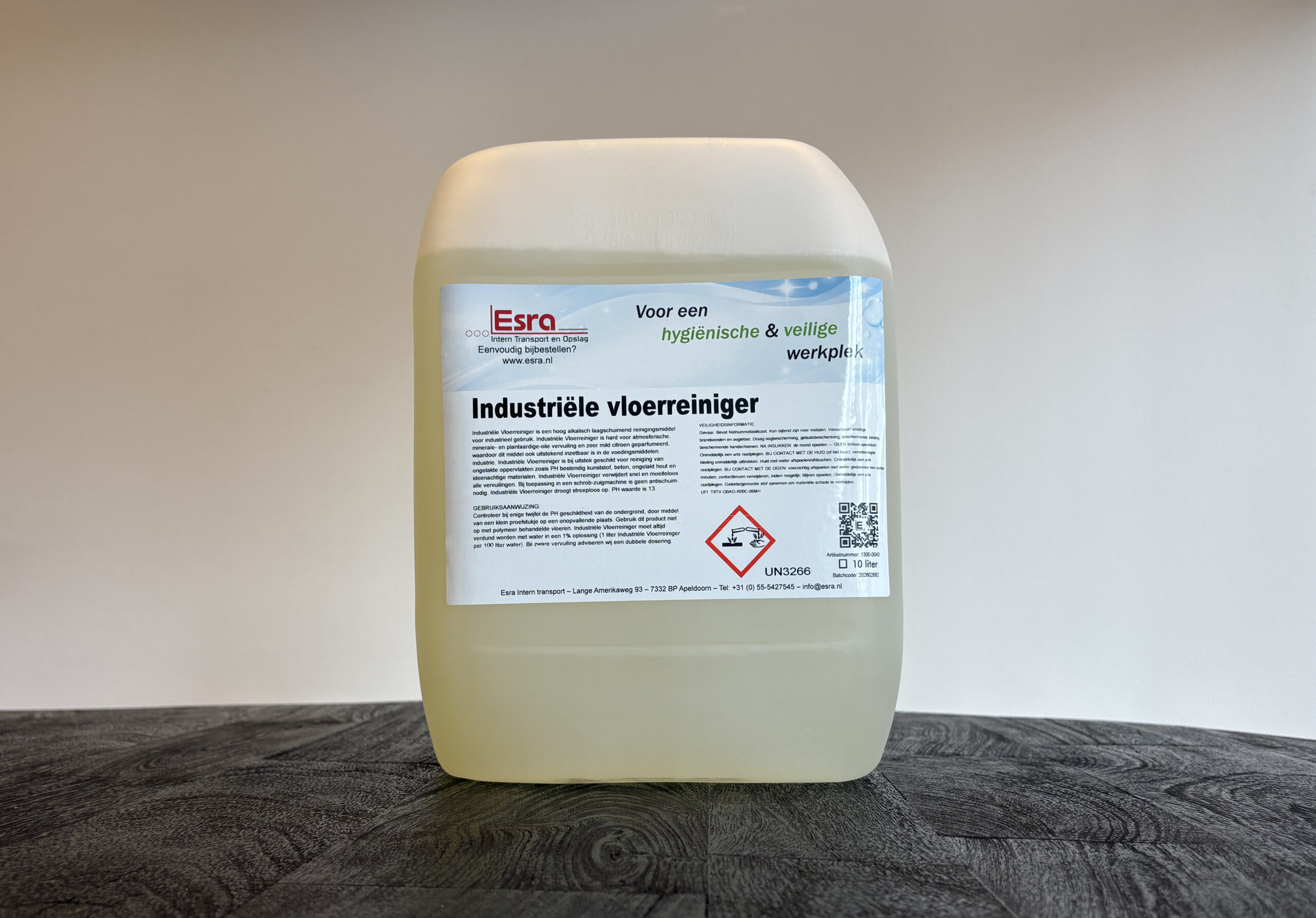 Schoonmaakmiddel industriële vloerreiniger 10 liter