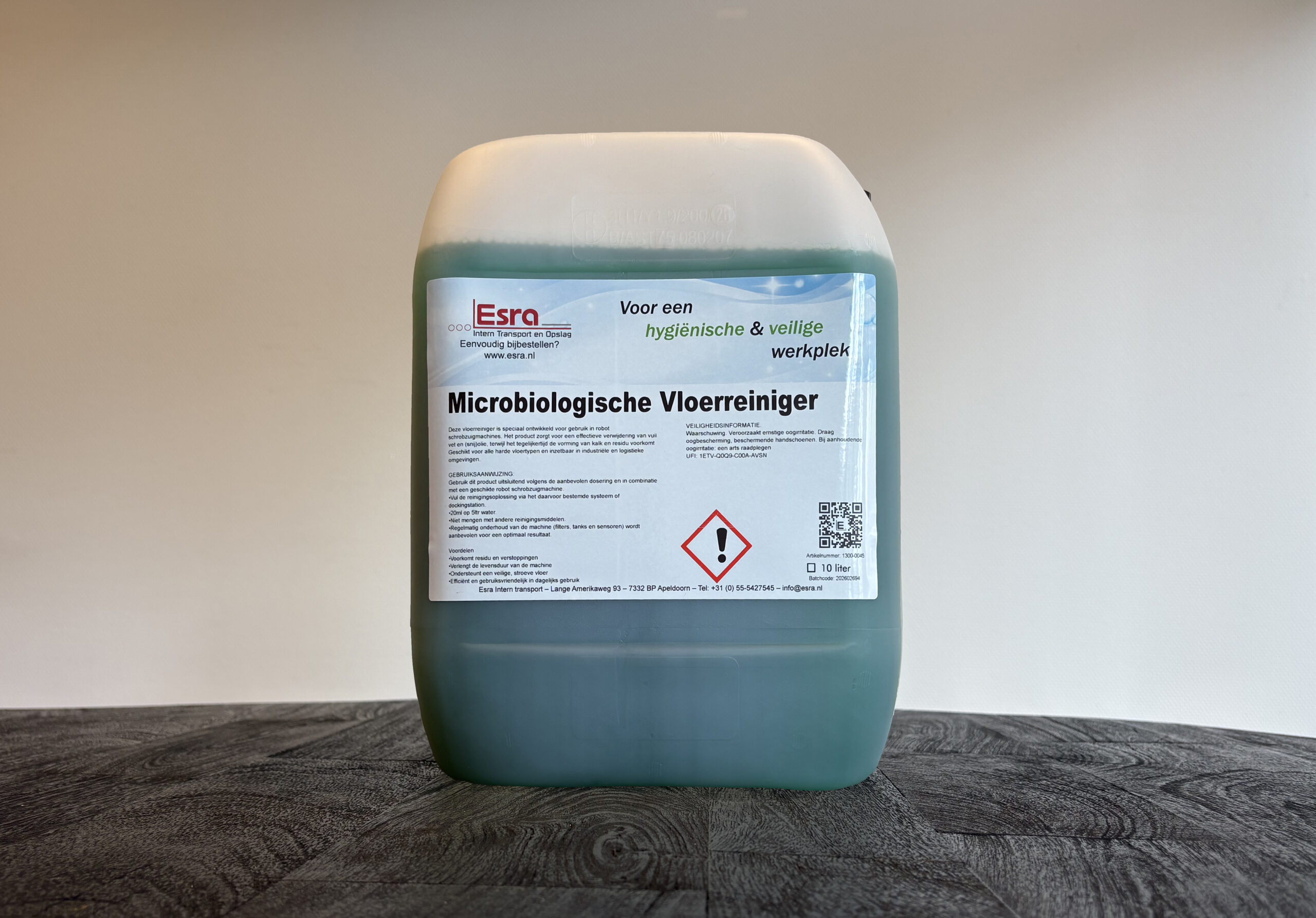 Schoonmaakmiddel microbiologische reiniger o.a. voor in robots