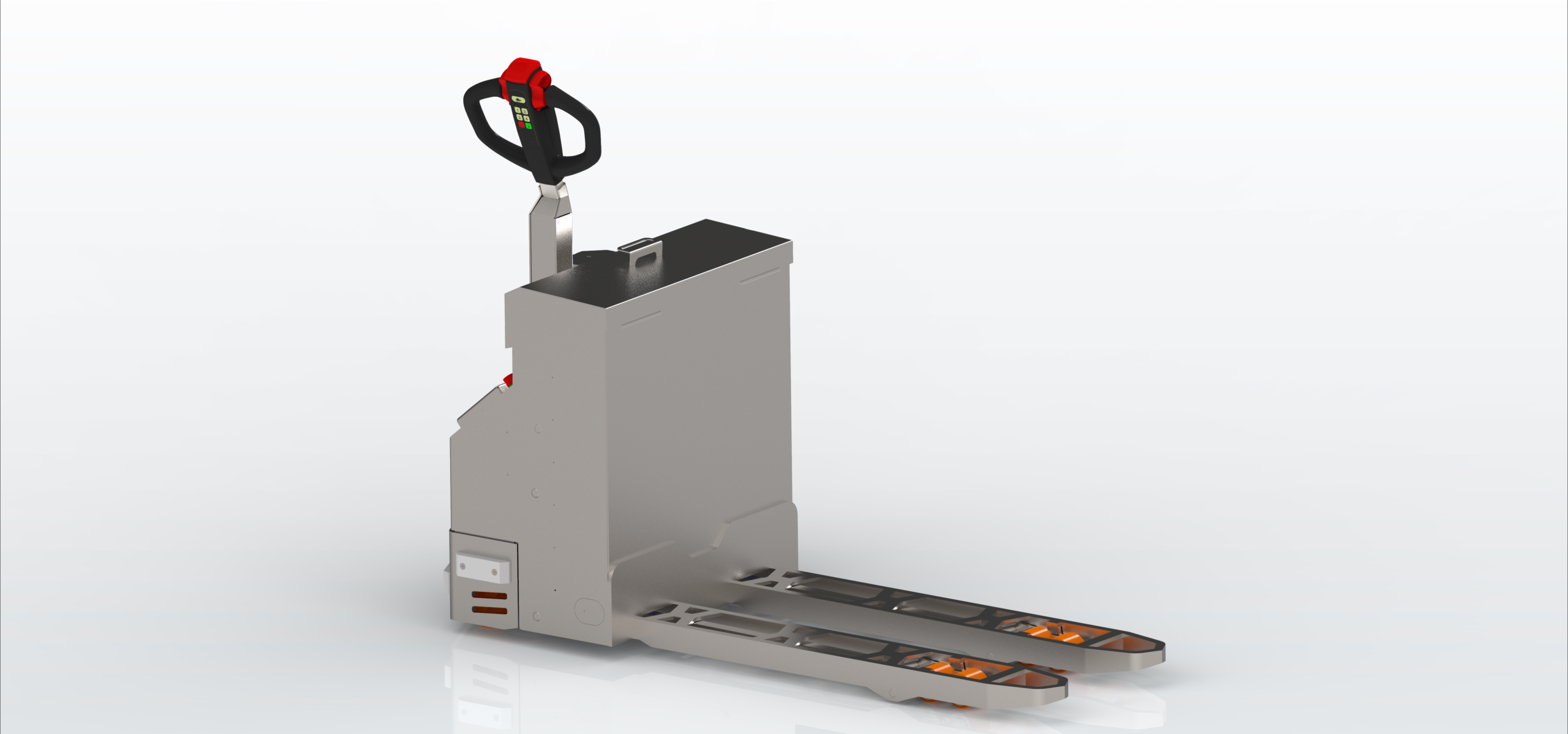 RVS elektrische pallettruck tot 2000 kg