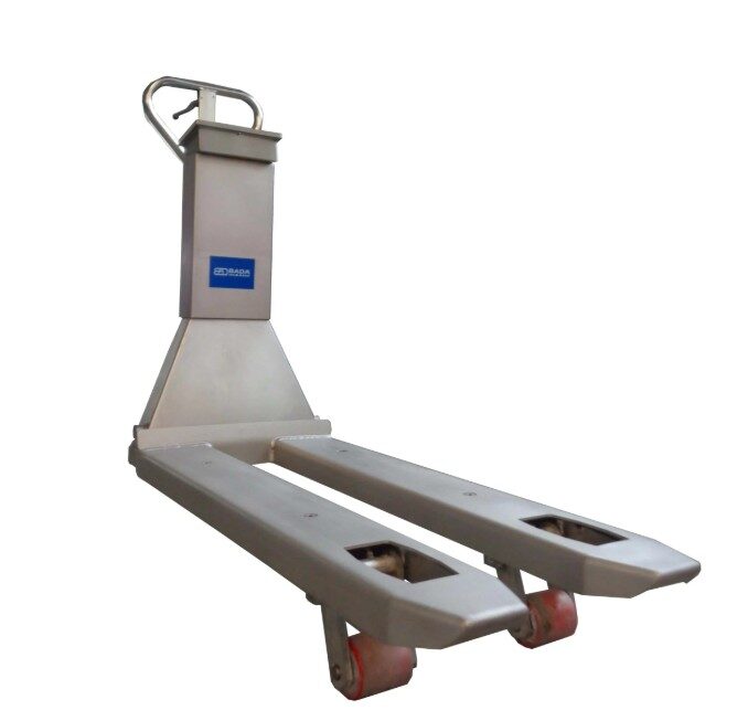 RVS weegpallettruck tot 2000 kg