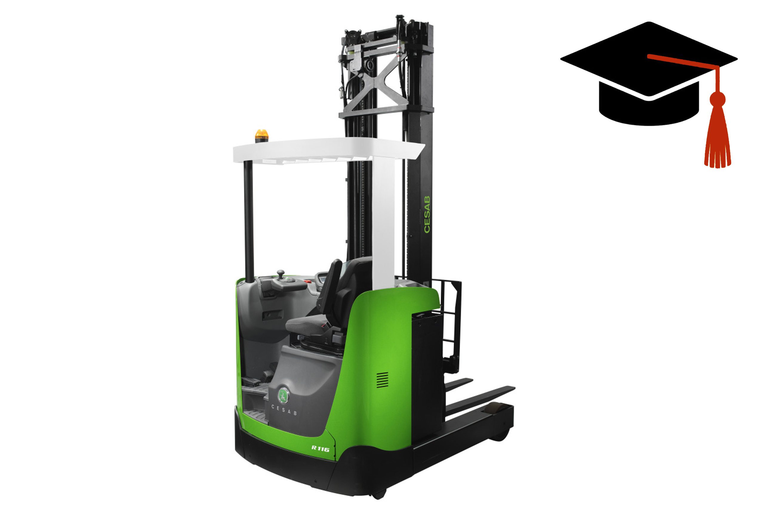 Opleiding veilig werken met een reachtruck